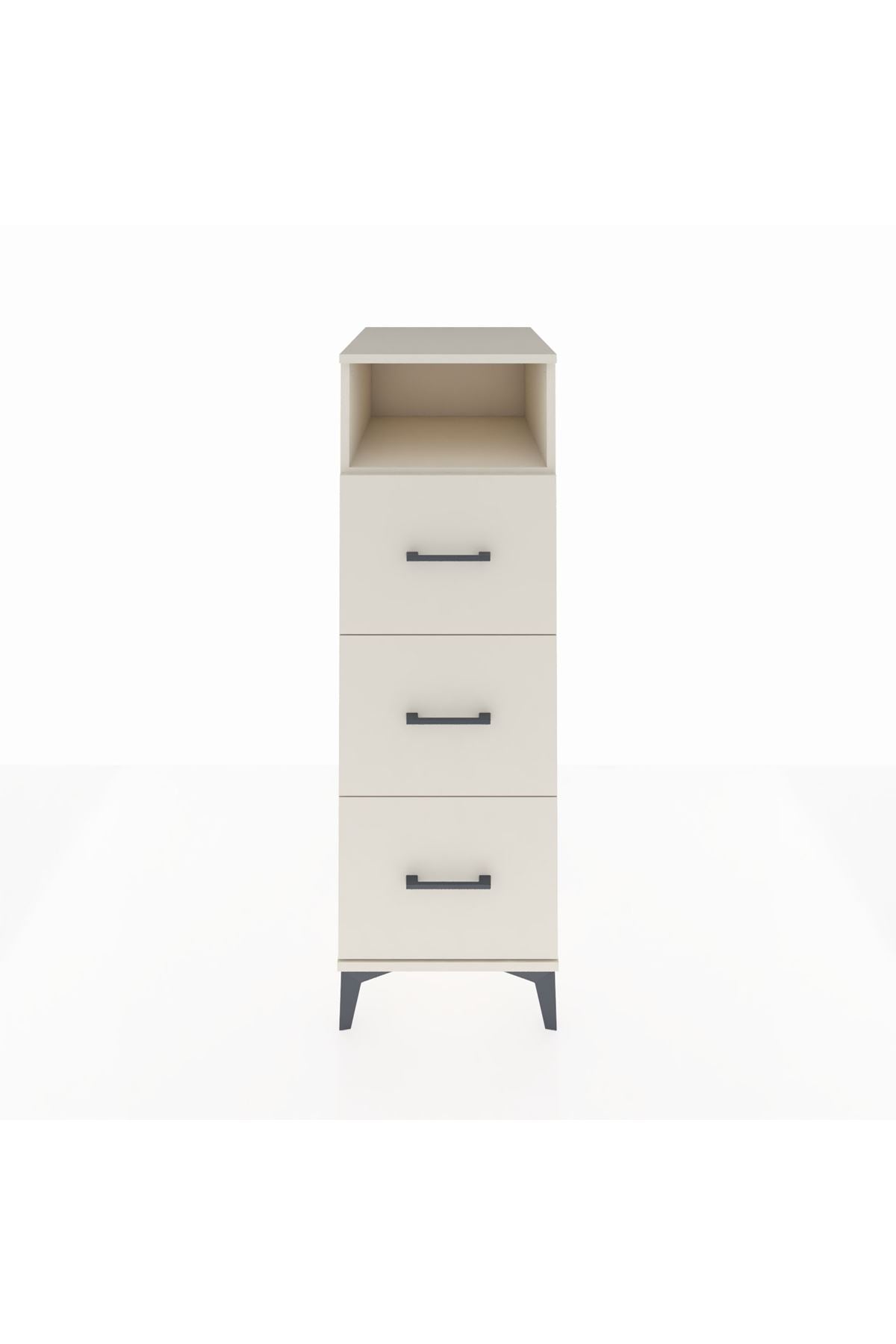 Kronos Dolap Tek Raflı 3 Çekmeceli 44x59x134 Aytaşı-Aytaşı