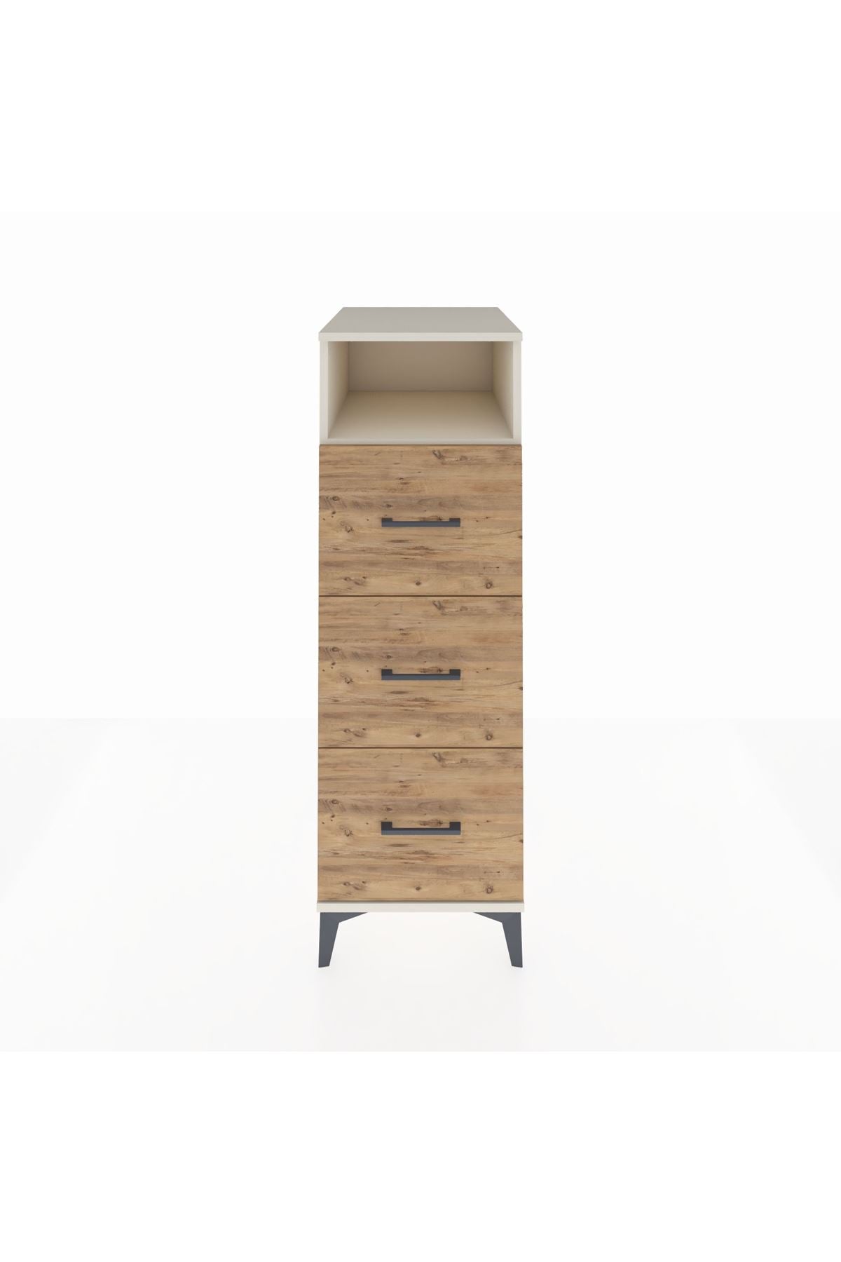 Kronos Dolap Tek Raflı 3 Çekmeceli 44x59x134 Aytaşı-Çam