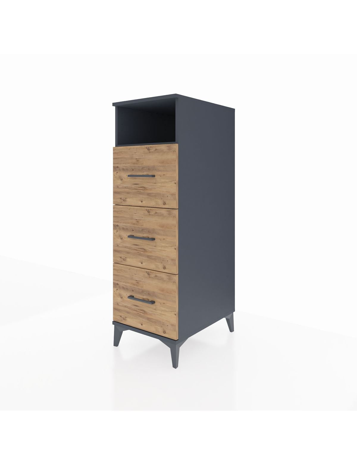 Kronos Dolap Tek Raflı 3 Çekmeceli 44x59x134 - S82M105V6C