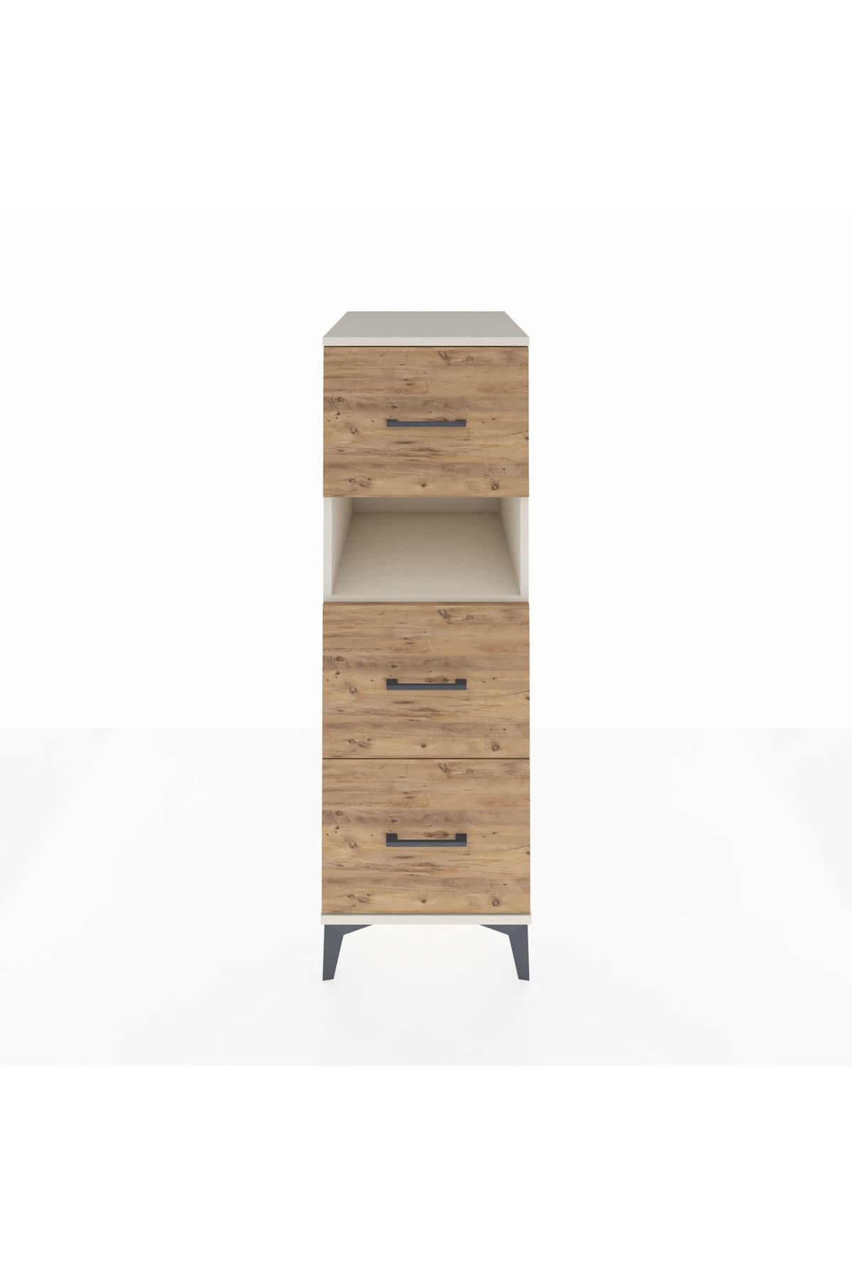 Kronos Dolap Tek Raflı 3 Çekmeceli 44x59x134 Aytaşı-Çam