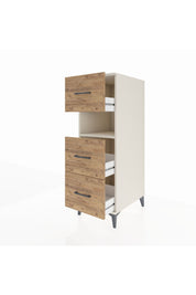 Kronos Dolap Tek Raflı 3 Çekmeceli 44x59x134 Aytaşı-Çam