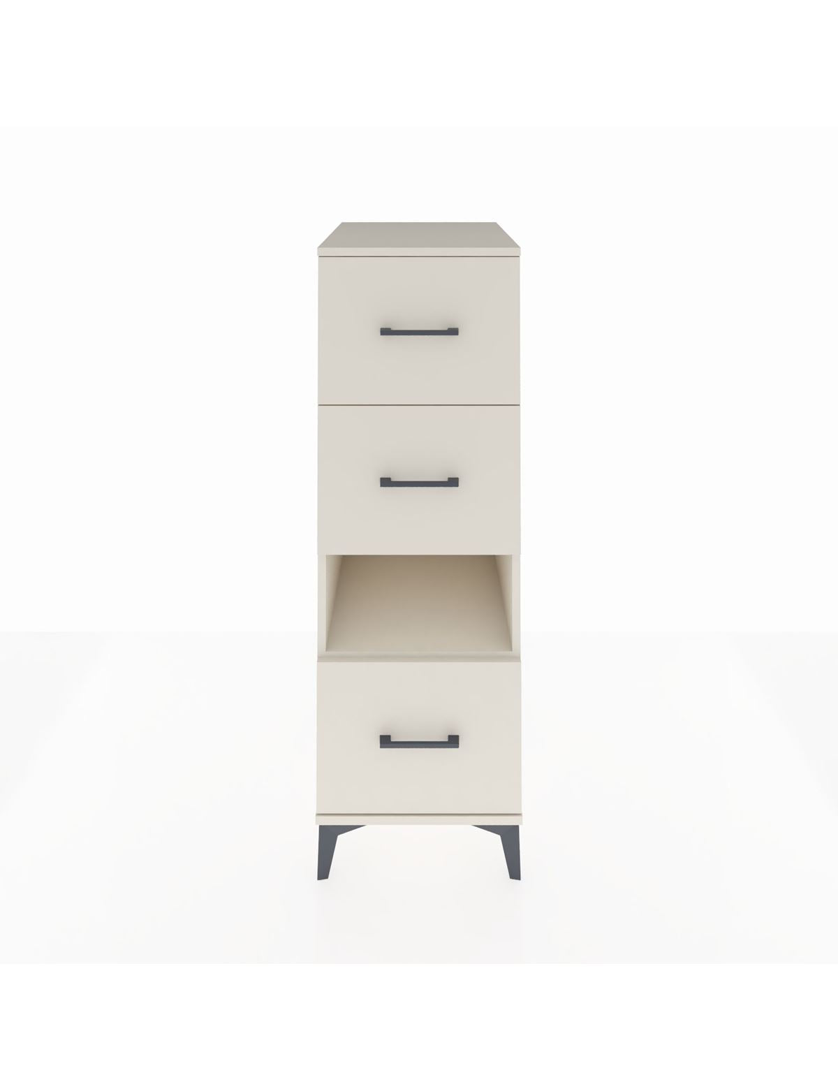 Kronos Dolap Tek Raflı 3 Çekmeceli 44x59x134 Aytaşı-Aytaşı