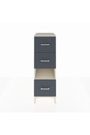 Kronos Dolap Tek Raflı 3 Çekmeceli 44x59x134 Aytaşı-Antrasit