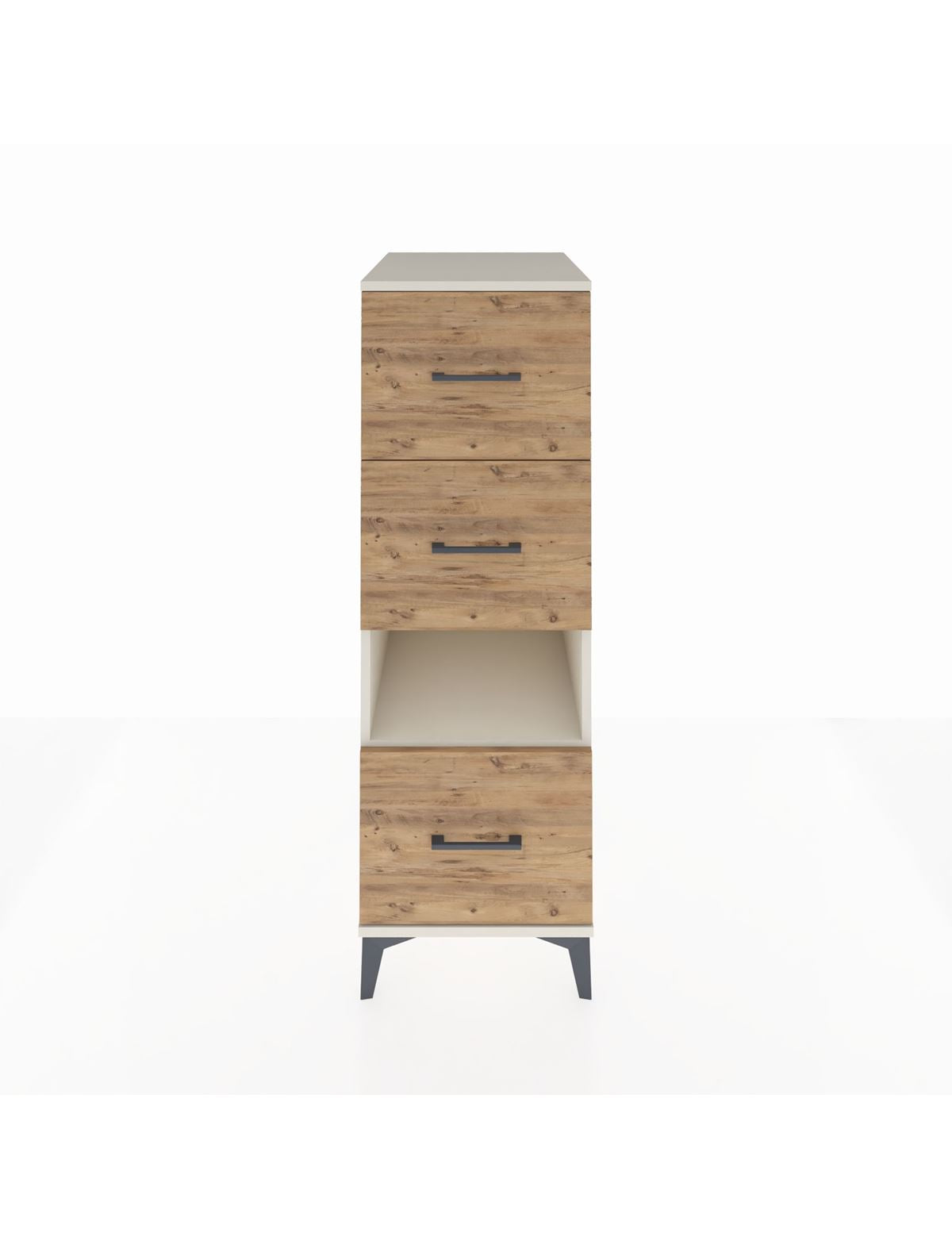 Kronos Dolap Tek Raflı 3 Çekmeceli 44x59x134 Aytaşı-Çam