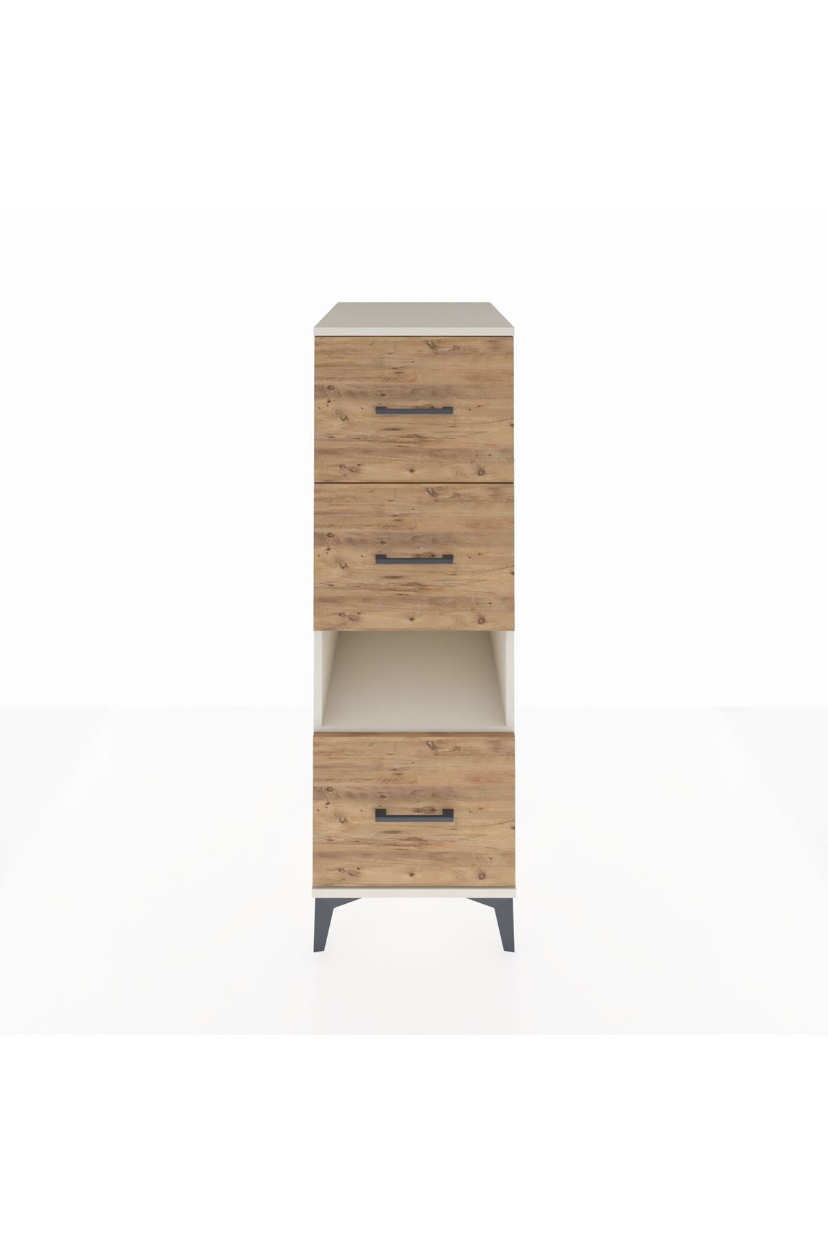 Kronos Dolap Tek Raflı 3 Çekmeceli 44x59x134 Aytaşı-Çam