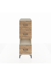 Kronos Dolap Tek Raflı 3 Çekmeceli 44x59x134 Aytaşı-Çam