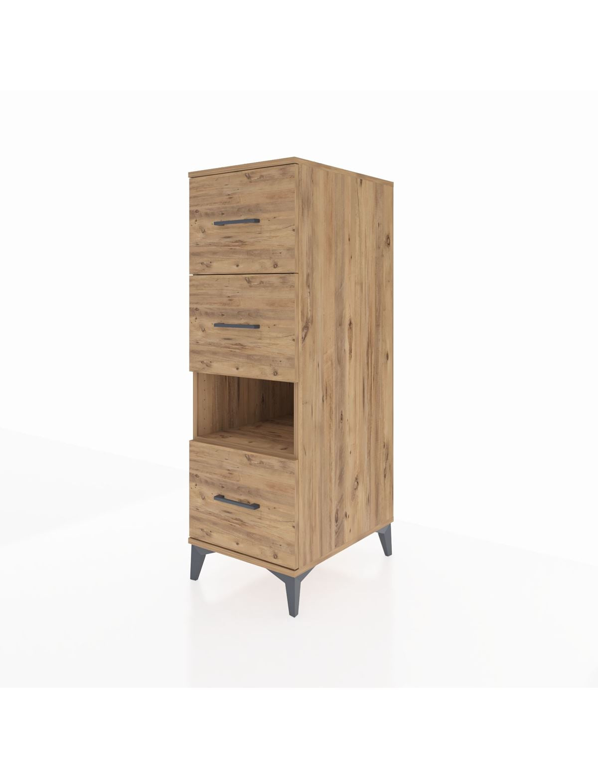 Kronos Dolap Tek Raflı 3 Çekmeceli 44x59x134 - S82M107V9C