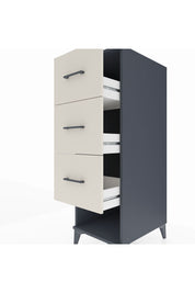 Kronos Dolap 3 Çekmeceli 44x59x134 Antrasit-Aytaşı