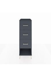 Kronos Dolap 3 Çekmeceli 44x59x134 Antrasit-Antrasit