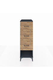Kronos Dolap 3 Çekmeceli 44x59x134 Antrasit-Çam