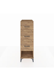 Kronos Dolap 3 Çekmeceli 44x59x134 Çam-Çam