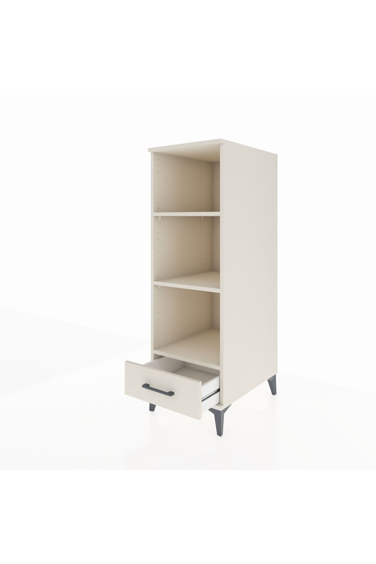 Kronos Dolap 3 Raflı Tek Çekmeceli 44x59x134 Aytaşı-Aytaşı