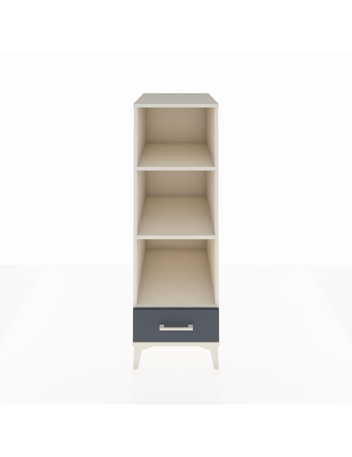 Kronos Dolap 3 Raflı Tek Çekmeceli 44x59x134 Aytaşı-Antrasit