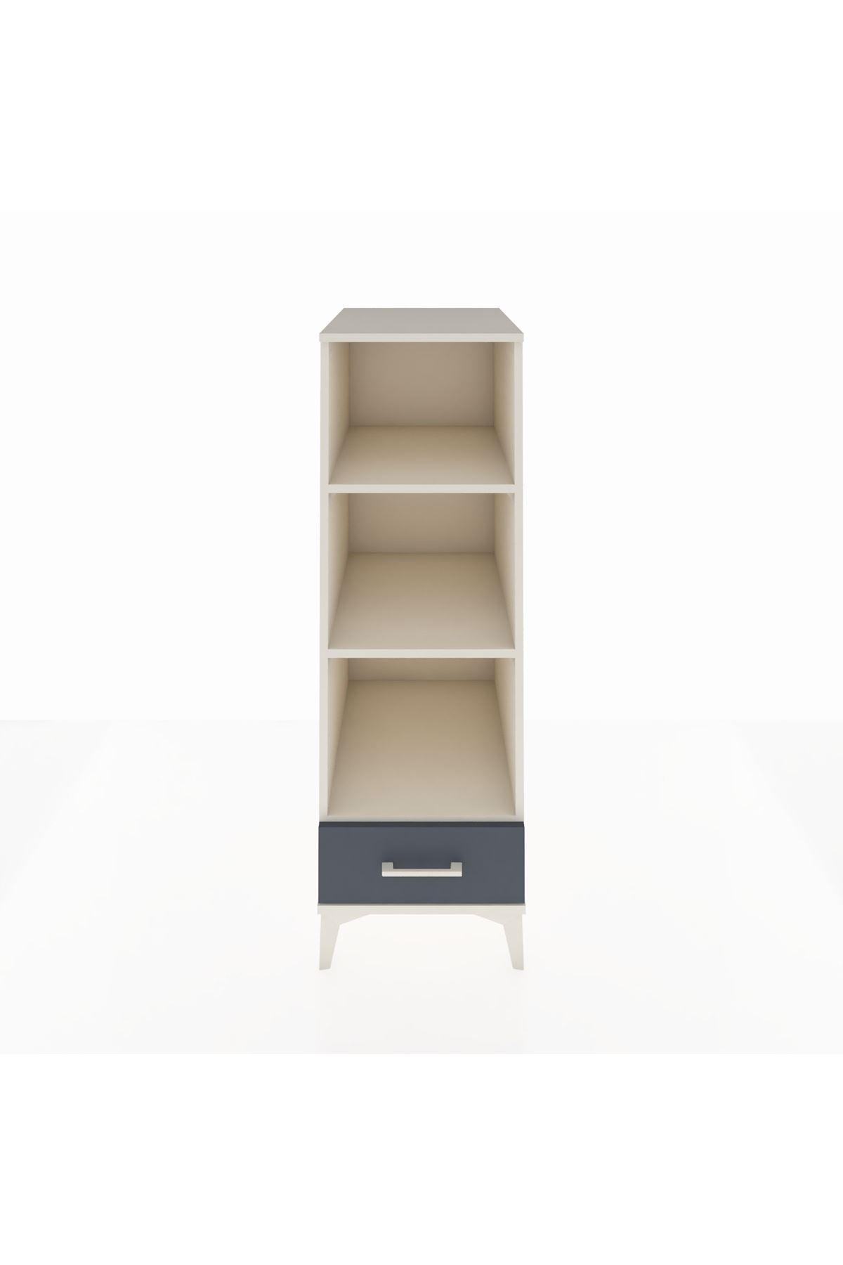 Kronos Dolap 3 Raflı Tek Çekmeceli 44x59x134 Aytaşı-Antrasit