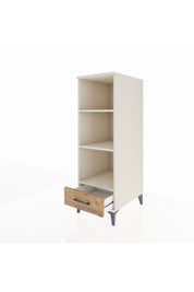 Kronos Dolap 3 Raflı Tek Çekmeceli 44x59x134 Aytaşı-Çam