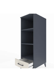 Kronos Dolap 3 Raflı Tek Çekmeceli 44x59x134 Antrasit-Aytaşı