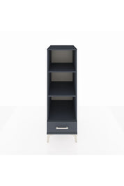 Kronos Dolap 3 Raflı Tek Çekmeceli 44x59x134 Antrasit-Antrasit