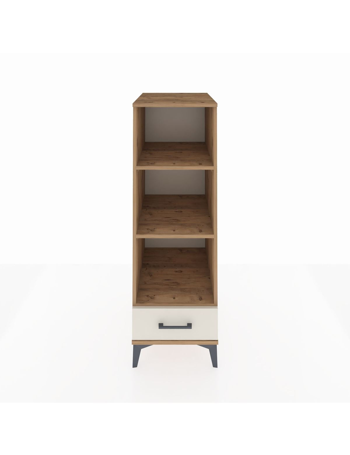 Kronos Dolap 3 Raflı Tek Çekmeceli 44x59x134 Çam-Aytaşı