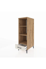 Kronos Dolap 3 Raflı Tek Çekmeceli 44x59x134 Çam-Aytaşı