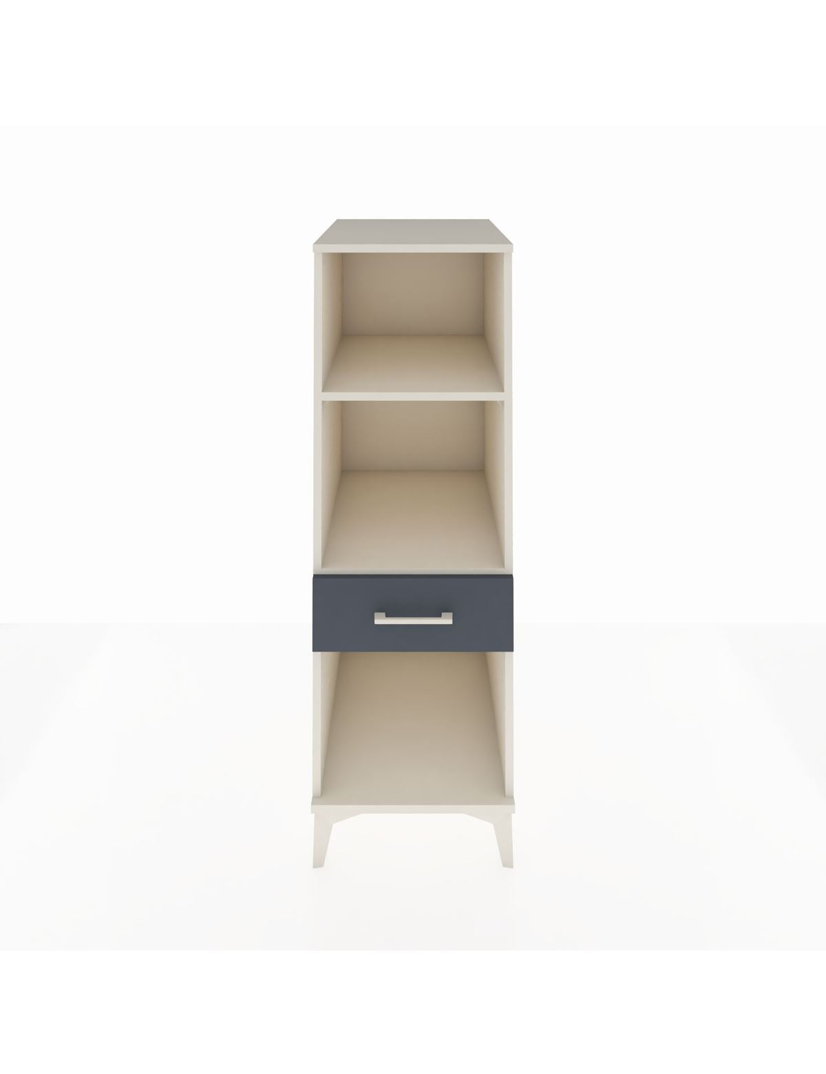 Kronos Dolap 2 Raflı Tek Çekmeceli 44x59x134 Aytaşı-Antrasit