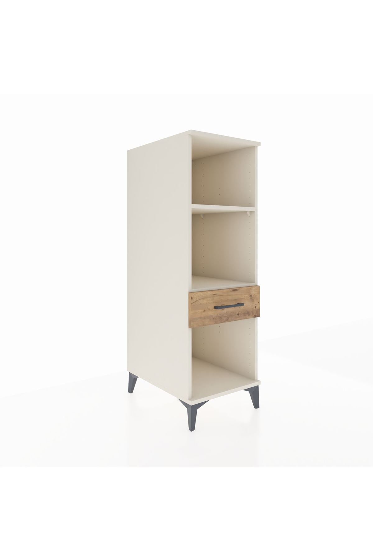 Kronos Dolap 2 Raflı Tek Çekmeceli 44x59x134 Aytaşı-Çam