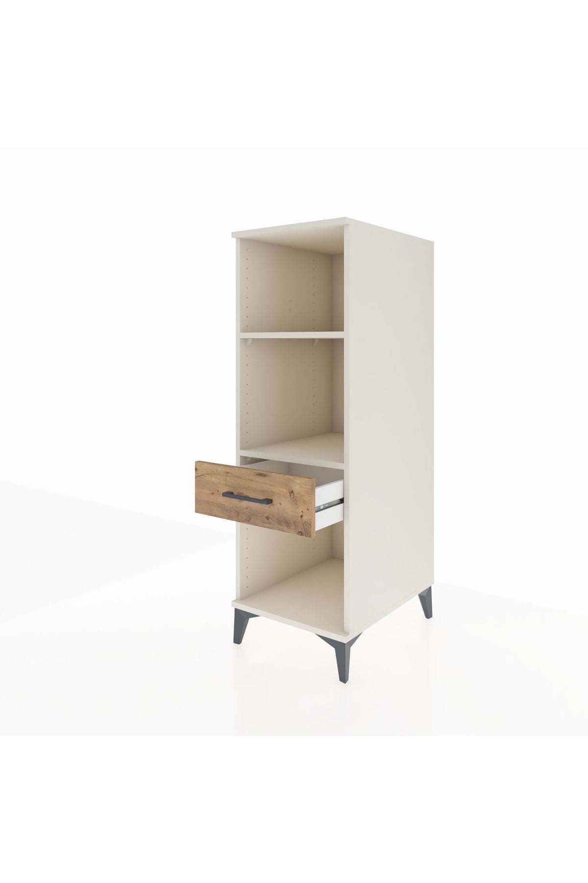 Kronos Dolap 2 Raflı Tek Çekmeceli 44x59x134 Aytaşı-Çam