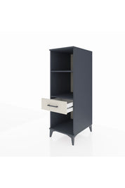 Kronos Dolap 2 Raflı Tek Çekmeceli 44x59x134 Antrasit-Aytaşı
