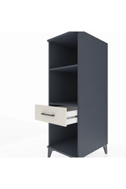 Kronos Dolap 2 Raflı Tek Çekmeceli 44x59x134 Antrasit-Aytaşı