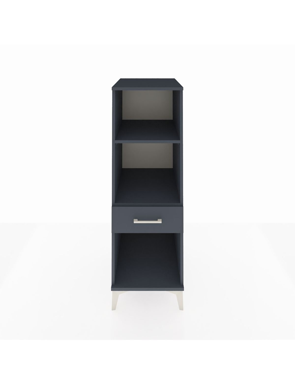 Kronos Dolap 2 Raflı Tek Çekmeceli 44x59x134 Antrasit-Antrasit