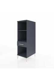 Kronos Dolap 2 Raflı Tek Çekmeceli 44x59x134 Antrasit-Antrasit