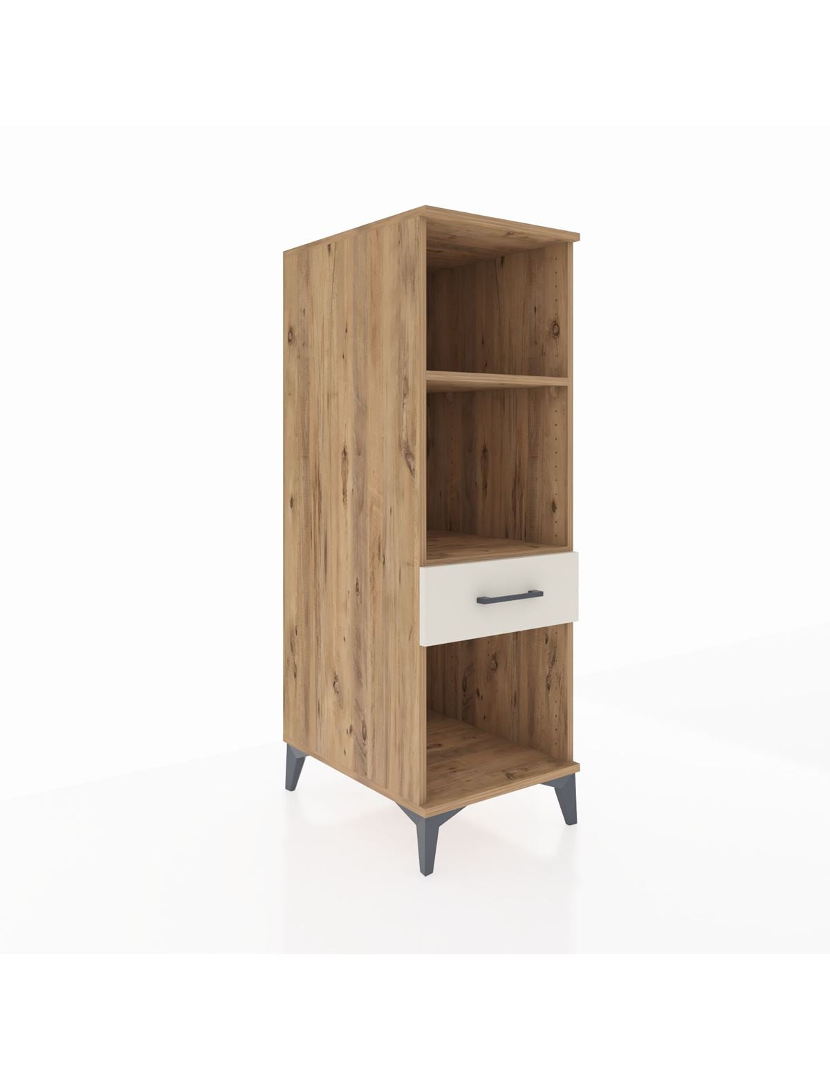 Kronos Dolap 2 Raflı Tek Çekmeceli 44x59x134 Çam-Aytaşı