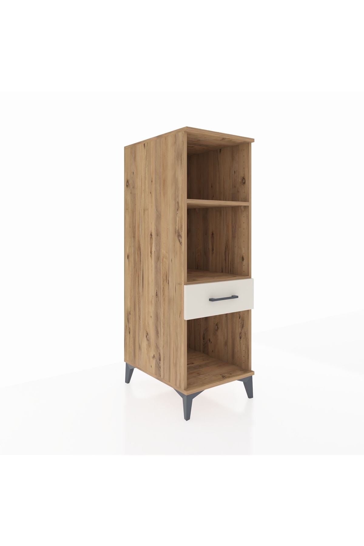 Kronos Dolap 2 Raflı Tek Çekmeceli 44x59x134 Çam-Aytaşı