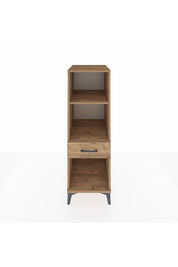 Kronos Dolap 2 Raflı Tek Çekmeceli 44x59x134 Çam-Çam