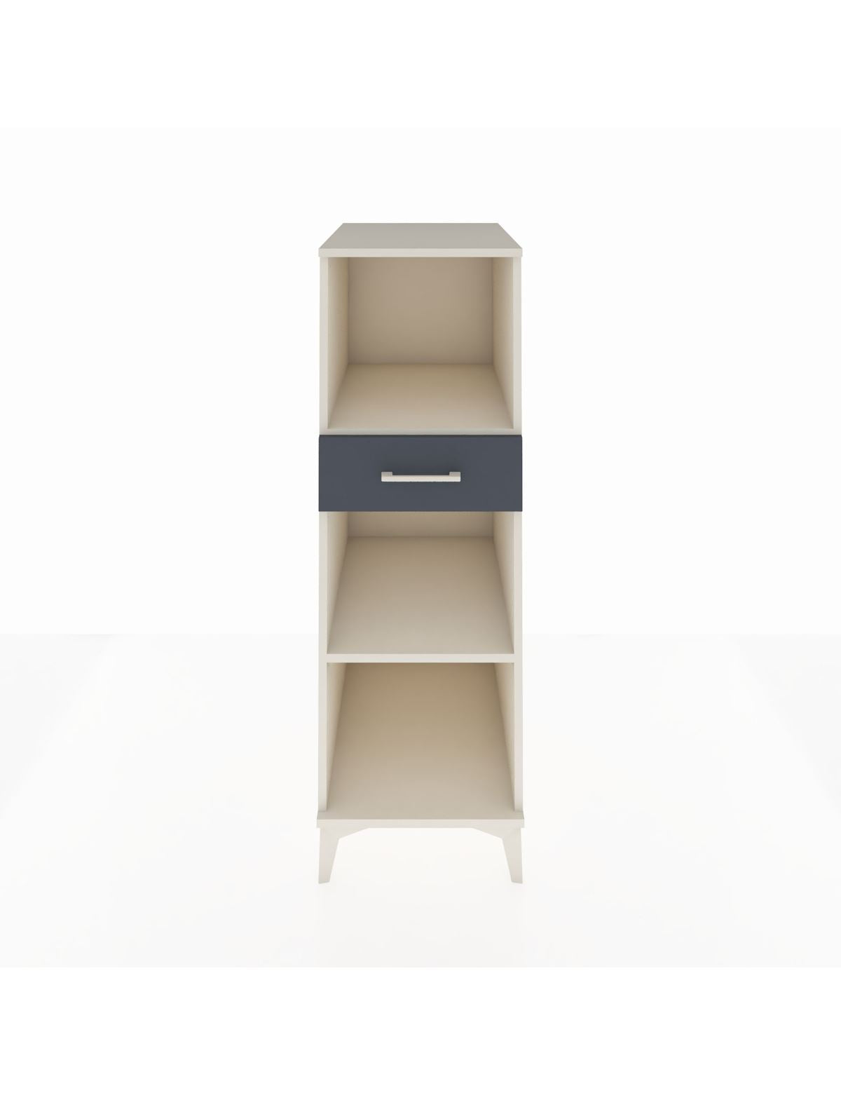 Kronos Dolap 2 Raflı Tek Çekmeceli 44x59x134 Aytaşı-Antrasit