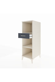 Kronos Dolap 2 Raflı Tek Çekmeceli 44x59x134 Aytaşı-Antrasit