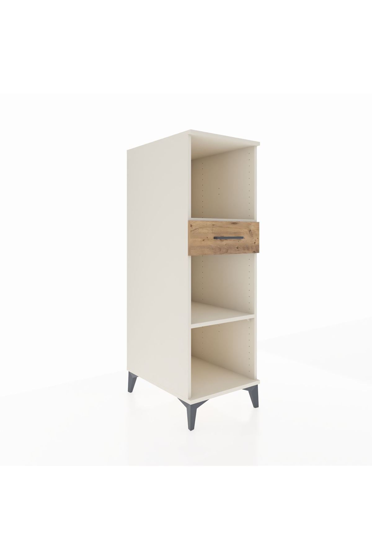 Kronos Dolap 2 Raflı Tek Çekmeceli 44x59x134 Aytaşı-Çam