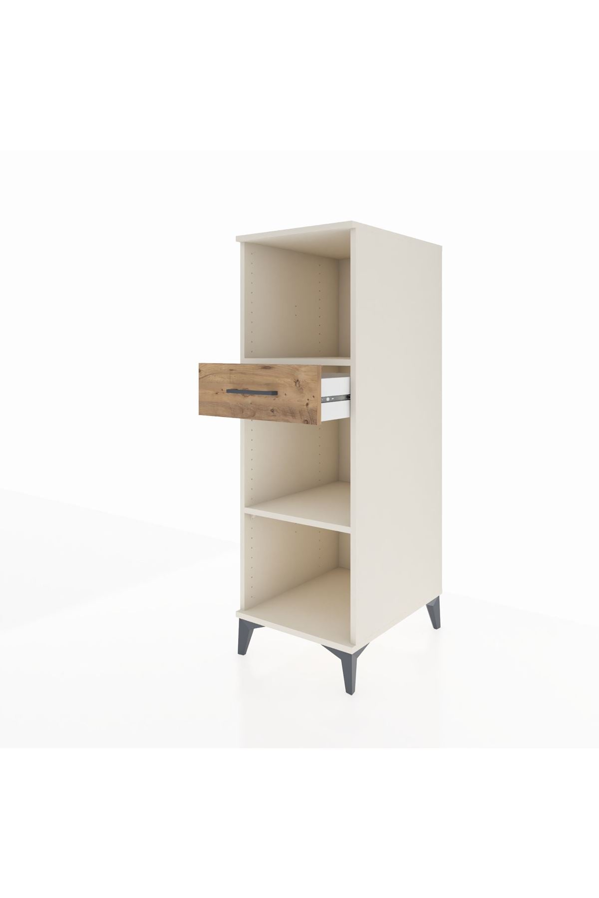 Kronos Dolap 2 Raflı Tek Çekmeceli 44x59x134 Aytaşı-Çam