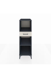 Kronos Dolap 2 Raflı Tek Çekmeceli 44x59x134 Antrasit-Aytaşı