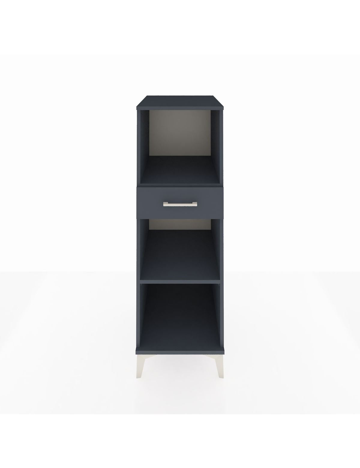 Kronos Dolap 2 Raflı Tek Çekmeceli 44x59x134 Antrasit-Antrasit