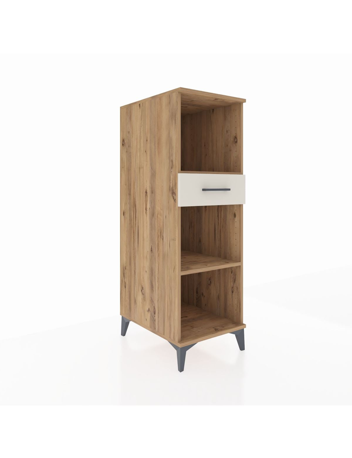 Kronos Dolap 2 Raflı Tek Çekmeceli 44x59x134 Çam-Aytaşı