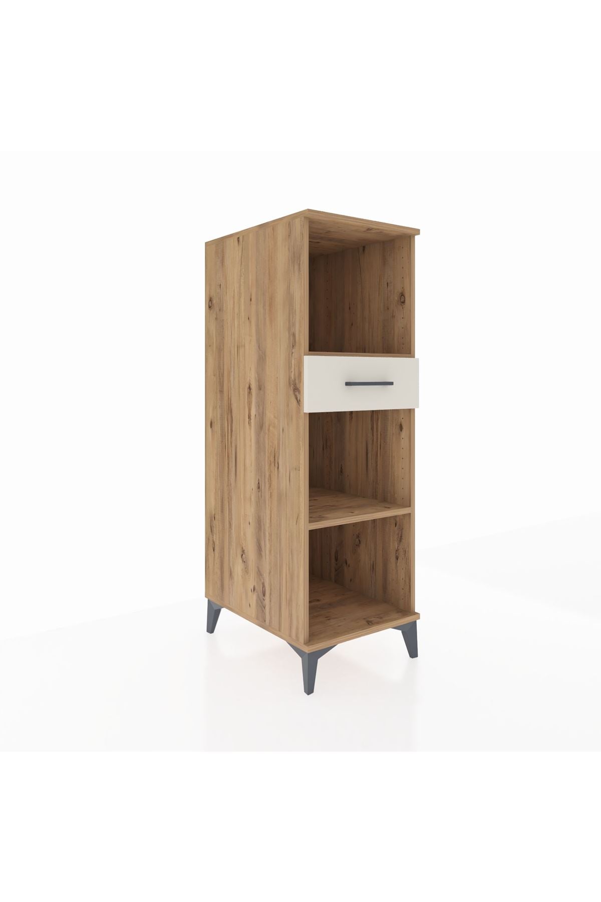 Kronos Dolap 2 Raflı Tek Çekmeceli 44x59x134 Çam-Aytaşı