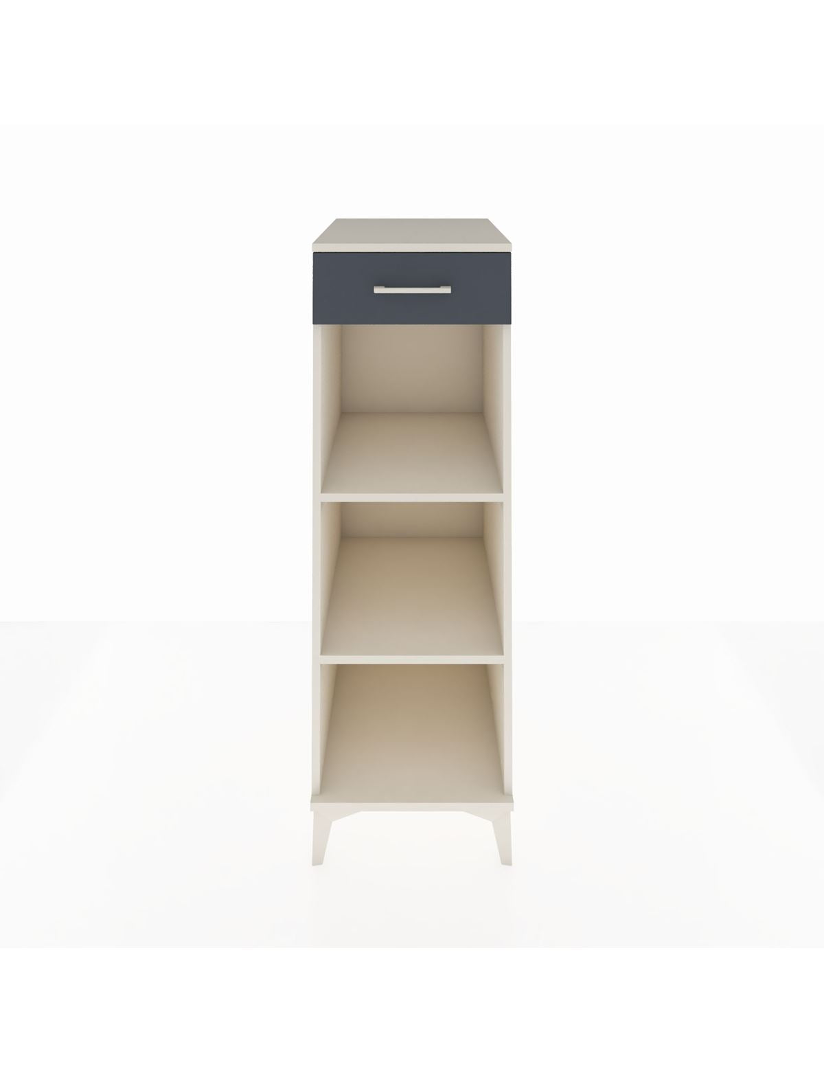 Kronos Dolap 2 Raflı Tek Çekmeceli 44x59x134 Aytaşı-Antrasit