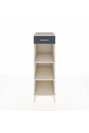 Kronos Dolap 2 Raflı Tek Çekmeceli 44x59x134 Aytaşı-Antrasit