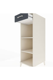 Kronos Dolap 2 Raflı Tek Çekmeceli 44x59x134 Aytaşı-Antrasit