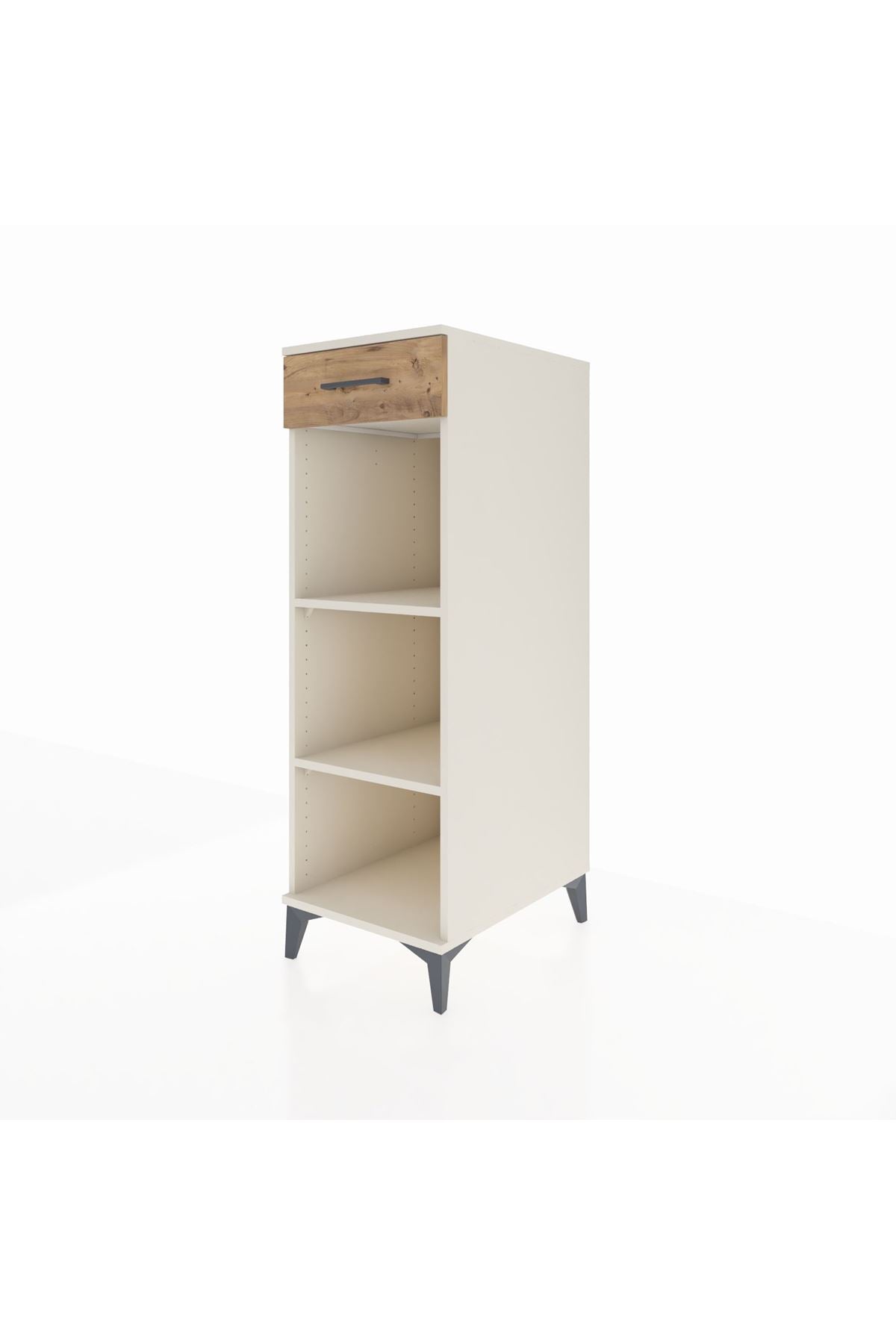 Kronos Dolap 2 Raflı Tek Çekmeceli 44x59x134 Aytaşı-Çam