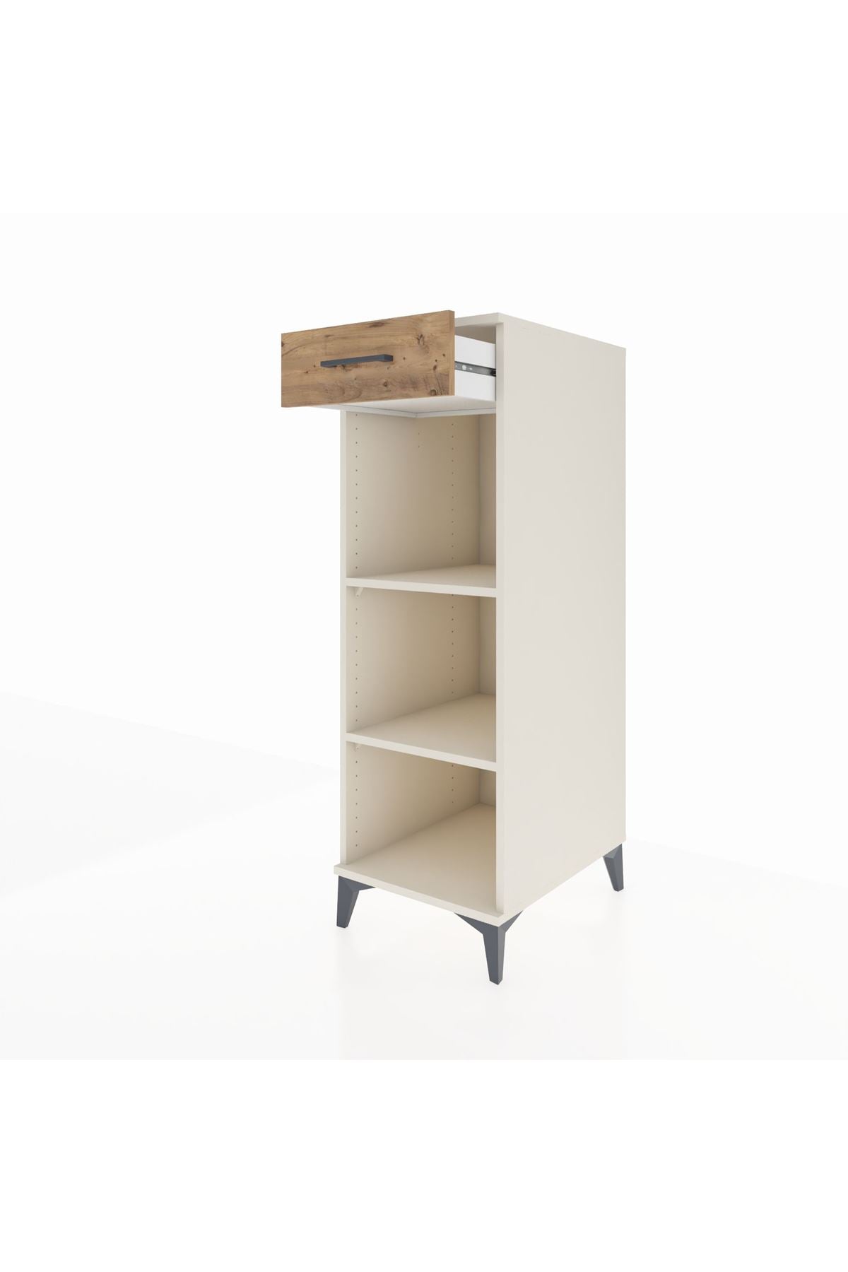 Kronos Dolap 2 Raflı Tek Çekmeceli 44x59x134 Aytaşı-Çam