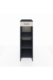 Kronos Dolap 2 Raflı Tek Çekmeceli 44x59x134 Antrasit-Aytaşı