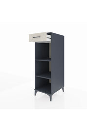 Kronos Dolap 2 Raflı Tek Çekmeceli 44x59x134 Antrasit-Aytaşı