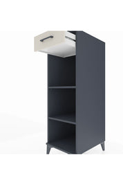 Kronos Dolap 2 Raflı Tek Çekmeceli 44x59x134 Antrasit-Aytaşı