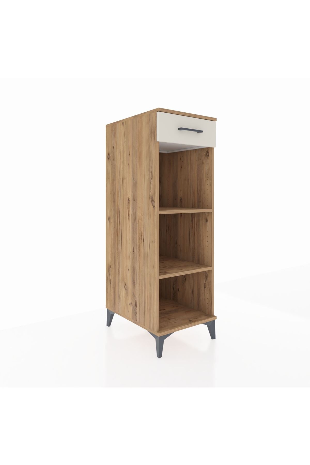 Kronos Dolap 2 Raflı Tek Çekmeceli 44x59x134 Çam-Aytaşı